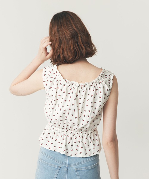 DEICY（デイシー）の「リトルチェリーブラウス（シャツ/ブラウス・レディース・オフホワイト/ネイビー/ピンク・FREE）」の19枚目の写真