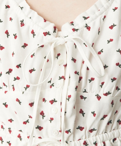 DEICY（デイシー）の「リトルチェリーブラウス（シャツ/ブラウス・レディース・オフホワイト/ネイビー/ピンク・FREE）」の22枚目の写真