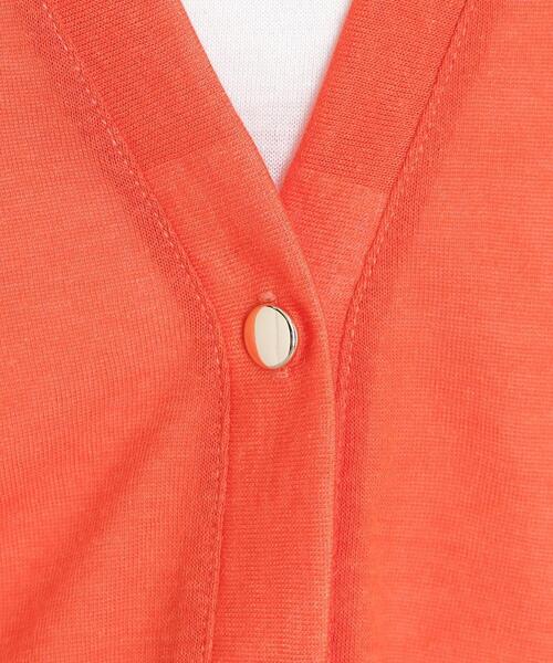 THE SHOP TK （ザ ショップ ティーケー ）の「シアーカーデ＆タンクトップ【セットアイテム/洗える】（カーディガン/ボレロ・レディース・オフホワイト/ブラック/オレンジ/ブルー系その他・12/13）」の13枚目の写真