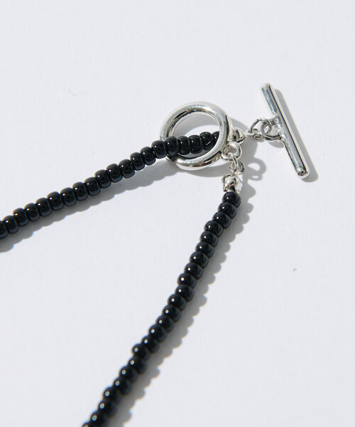 RIVE DROITE（リヴドロワ）の「【モードな印象に】ブラックビーズワントップネックレス（ネックレス・レディース・ブラック・FREE）」の8枚目の写真