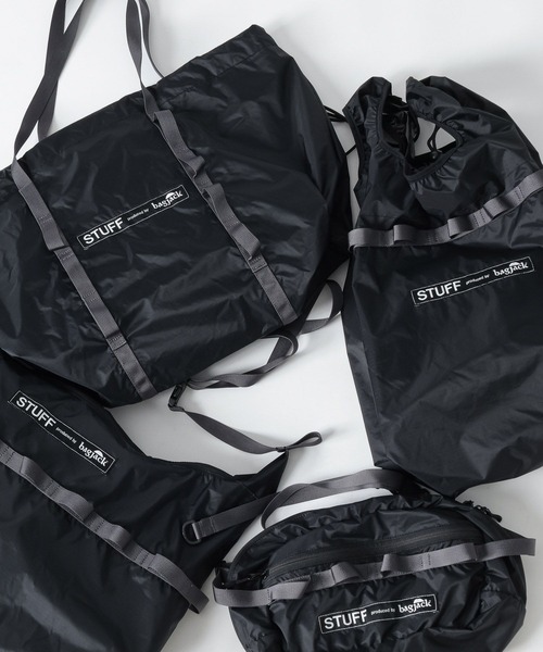 BAGJACK(バッグジャック)の「【STUFF produced by bagjack】ショッピングバッグ(エコバッグ/サブバッグ・メンズ・ブラック・FREE)」の16枚目の写真