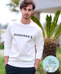 【接触冷感/抗菌防臭/消臭】ICE CLEAR COTTON GODFREE ロンT