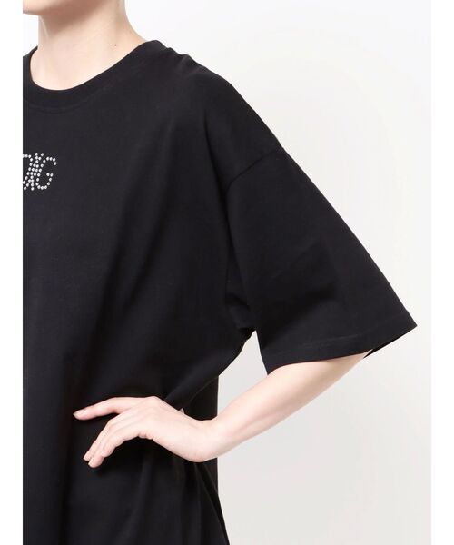 GYDA（ジェイダ）の「BACK GYDAラインストーンBIG Tシャツ（Tシャツ/カットソー・レディース・オフホワイト/ブラック/ピンク・FREE）」の20枚目の写真