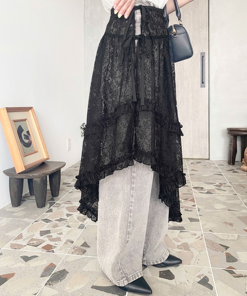 ドゥーズィエムクラス チュールフラワースカート 新品タグ付き Tulle Flower Skirt チュールフラワースカート☆決済から1週間