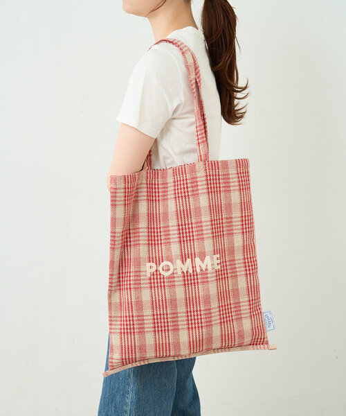 BIRTHDAY BAR（バースデイバー）の「フレンチエピスリーcheckトート（トートバッグ・レディース・ブラック/レッド/イエロー/ベージュ・0）」の4枚目の写真