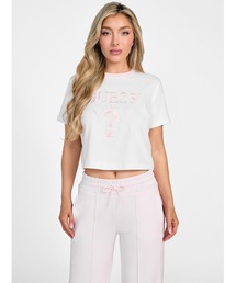 Guess | FILANTA Crop Tee 半袖Tシャツ レディース(Tシャツ/カットソー)