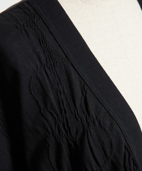 gomme(ゴム)の「リンクスバイオリン シンプルカーディガン(カーディガン/ボレロ・レディース・グレー/ブラック・MEDIUM)」の15枚目の写真