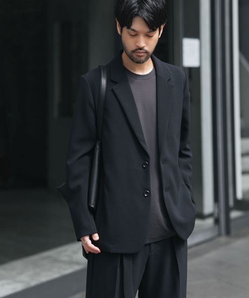 ATTACHMENT ノーカラージャケット ag03-264 定価37400円 ATTACHMENT（アタッチメント）の「STUDIOUS別注 ノーカラー
