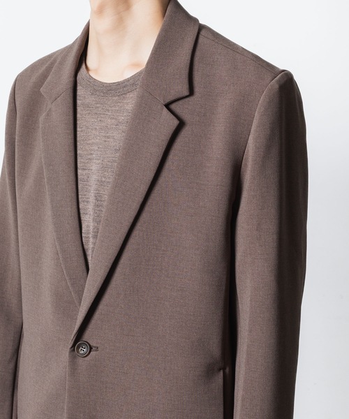 ATTACHMENT(アタッチメント)の「PE ストレッチダブルクロス 2B JKT / PE STRETCH DOUBLE CLOTH 2B JKT(テーラードジャケット・メンズ・ブラック/ダークグレー/カーキ系/グレー・3/2/1)」の21枚目の写真