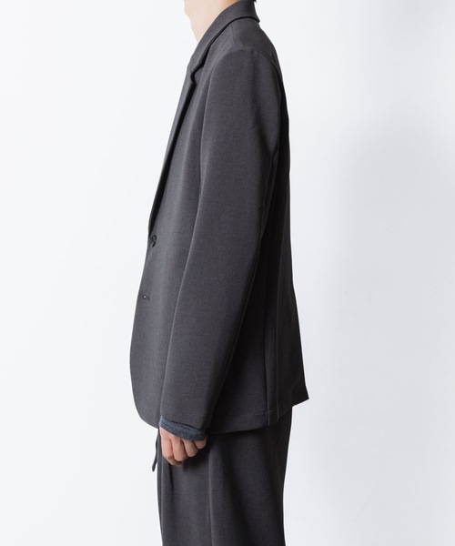 ATTACHMENT(アタッチメント)の「PE ストレッチダブルクロス 2B JKT / PE STRETCH DOUBLE CLOTH 2B JKT(テーラードジャケット・メンズ・ブラック/ダークグレー/カーキ系/グレー・3/2/1)」の8枚目の写真