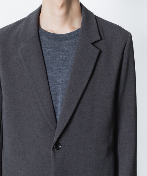 ATTACHMENT(アタッチメント)の「PE ストレッチダブルクロス 2B JKT / PE STRETCH DOUBLE CLOTH 2B JKT(テーラードジャケット・メンズ・ブラック/ダークグレー/カーキ系/グレー・3/2/1)」の11枚目の写真