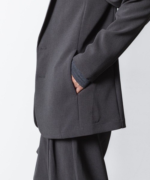 ATTACHMENT(アタッチメント)の「PE ストレッチダブルクロス 2B JKT / PE STRETCH DOUBLE CLOTH 2B JKT(テーラードジャケット・メンズ・ブラック/ダークグレー/カーキ系/グレー・3/2/1)」の12枚目の写真