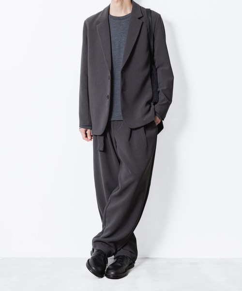 ATTACHMENT(アタッチメント)の「PE ストレッチダブルクロス 2B JKT / PE STRETCH DOUBLE CLOTH 2B JKT(テーラードジャケット・メンズ・ブラック/ダークグレー/カーキ系/グレー・3/2/1)」の16枚目の写真