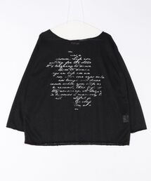 Never mind the XU / Chikashitsu+ | 【nmtc +】see through lettering long sleeve tee(Tシャツ/カットソー)