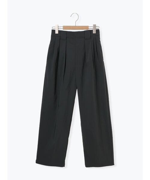 Samansa Mos2 blue（サマンサモスモスブルー）の「ストレッチタックカーブパンツ（その他パンツ・レディース・ライトベージュ/チャコールグレー/シルバーグレー・F）」の15枚目の写真