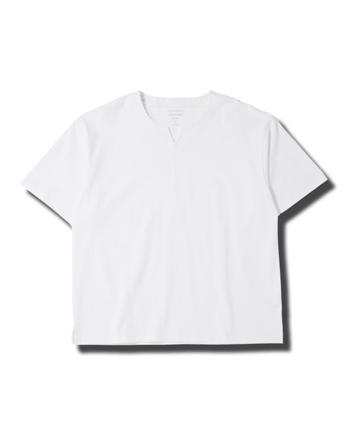 jiggys shop(ジギーズショップ)の「接触冷感 UVカット 吸汗速乾 プレーティング キーネック 半袖Tシャツ カットソー(Tシャツ/カットソー・メンズ・ホワイト/ブラック/ベージュ系その他/スミクロ・MEDIUM/LARGE/X-LARGE)」の21枚目の写真