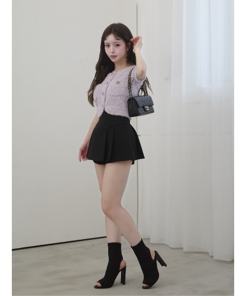 Darich 美シルエットミニスカート　GRY FREE ダーリッチ Darich 美シルエットミニスカート （グレー