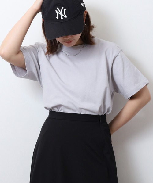 CROSS & STITCH(クロスステッチ)の「CROSS & STITCH 6.2オンスオープンエンドマックスTシャツ(Tシャツ/カットソー・メンズ・ネイビー/ブラック/グレー/サックスブルー/ベビーピンク/グリーン/ホワイト・L/M/S/XL/2XL)」の3枚目の写真