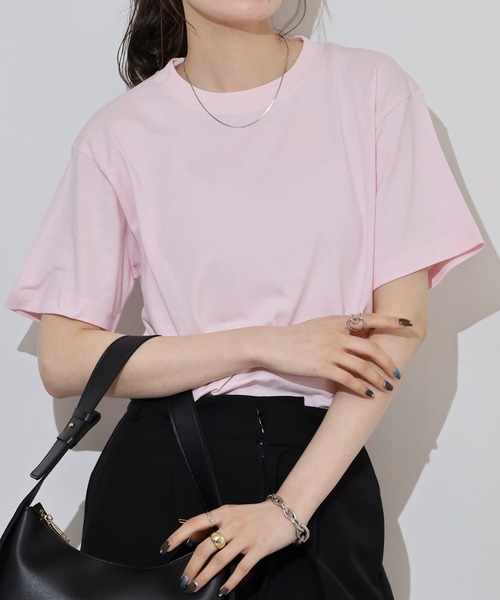 CROSS & STITCH(クロスステッチ)の「CROSS & STITCH 6.2オンスオープンエンドマックスTシャツ(Tシャツ/カットソー・メンズ・ネイビー/ブラック/グレー/サックスブルー/ベビーピンク/グリーン/ホワイト・L/M/S/XL/2XL)」の21枚目の写真