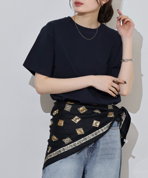 CROSS & STITCH(クロスステッチ)の「CROSS & STITCH 6.2オンスオープンエンドマックスTシャツ(Tシャツ/カットソー・メンズ・ネイビー/ブラック/グレー/サックスブルー/ベビーピンク/グリーン/ホワイト・L/M/S/XL/2XL)」の16枚目の写真
