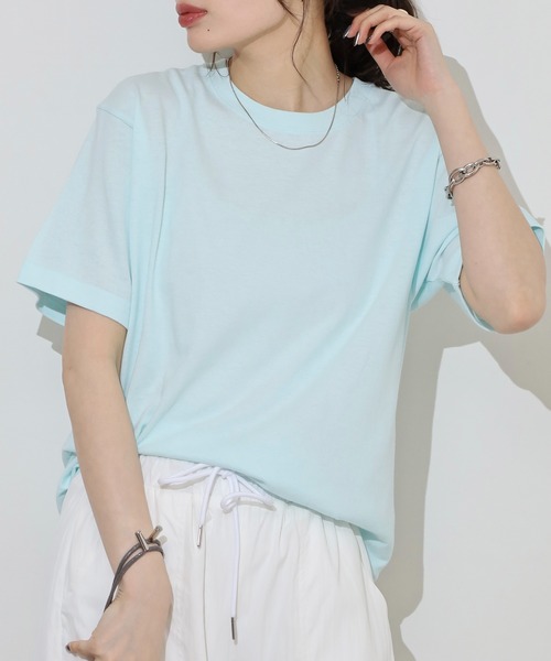 CROSS & STITCH(クロスステッチ)の「CROSS & STITCH 6.2オンスオープンエンドマックスTシャツ(Tシャツ/カットソー・メンズ・ネイビー/ブラック/グレー/サックスブルー/ベビーピンク/グリーン/ホワイト・L/M/S/XL/2XL)」の19枚目の写真