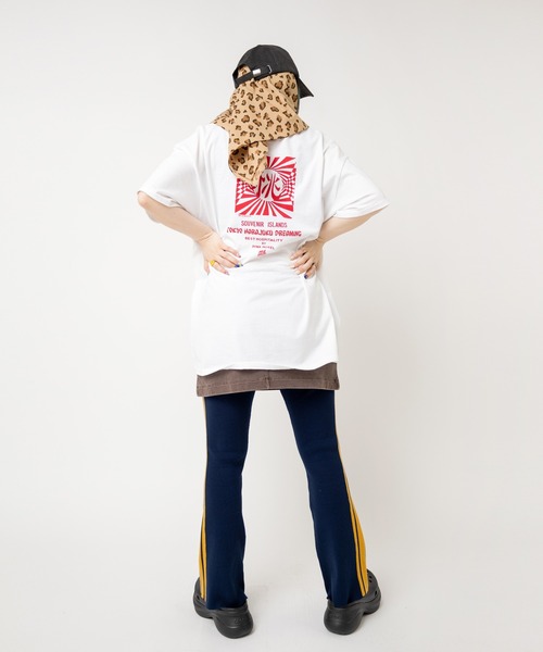 RNA（アールエヌエー）の「E5148 レオパードＢＩＧバンダナ（バンダナ/スカーフ・レディース・ベージュ/グリーン/パープル・FREE）」の14枚目の写真