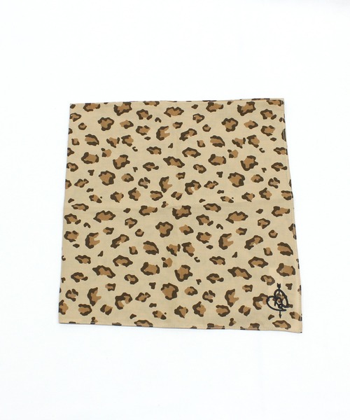 RNA（アールエヌエー）の「E5148 レオパードＢＩＧバンダナ（バンダナ/スカーフ・レディース・ベージュ/グリーン/パープル・FREE）」の10枚目の写真