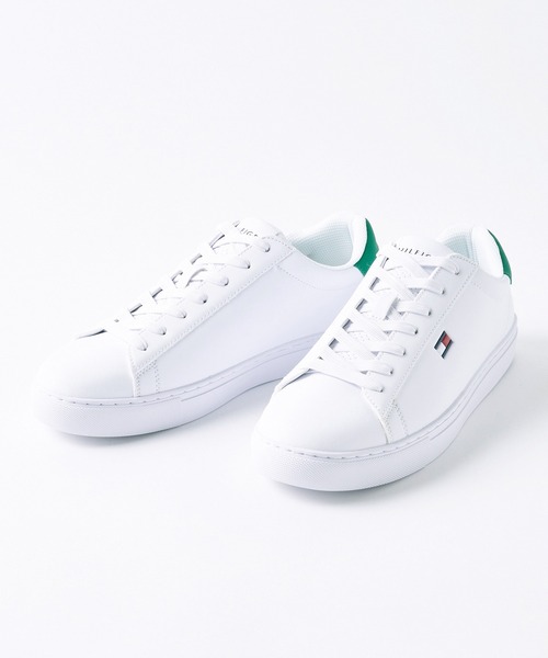 TOMMY HILFIGER(トミーヒルフィガー)の「【TOMMY HILFIGER】tmBRECON3 スニーカー(スニーカー・メンズ・ホワイト系1/アイボリー・25/25.5/26cm/26.5/27cm/27.5/28cm)」の2枚目の写真