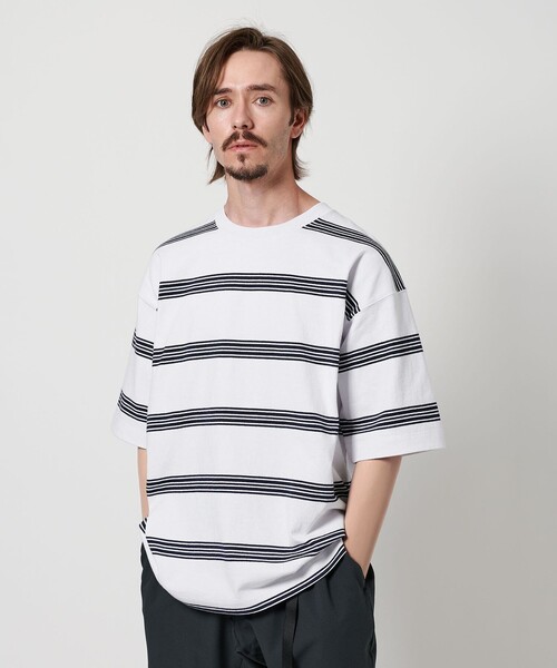 ボーダー Tシャツ オーシバル　Beauty&amp;Youth ORCIVAL / BEAUTY&YOUTH UNITED ARROWS ボーダー クルーネック T