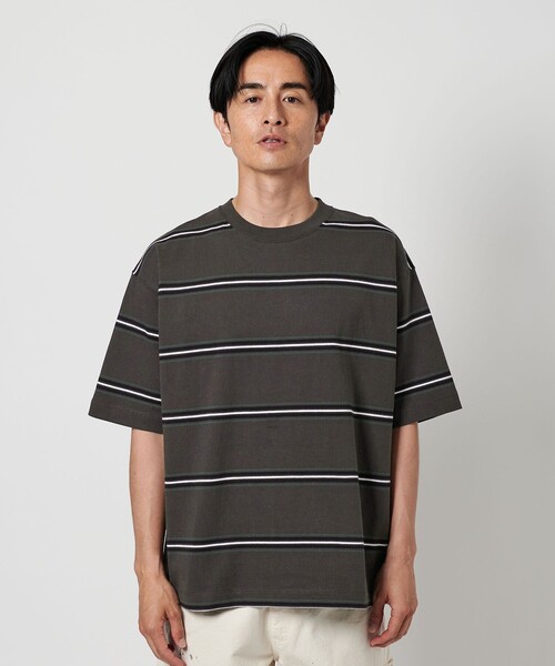 ビューティーアンドユースユナイテッドアローズ　Tシャツ2枚セット セール】'THE HEAVY' 10oz ヘビー ボーダー クルーネック T