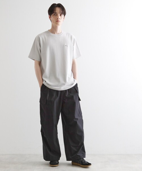 tk.TAKEO KIKUCHI（ティーケータケオキクチ）の「ウサギ刺繍 鹿の子クルーカットソー（Tシャツ/カットソー・メンズ・ブラック/ネイビー/ホワイト/ライトグレー・02/03/04）」の18枚目の写真