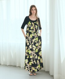 GRACE CLASS | リゾートフラワーマキシ(ワンピース)