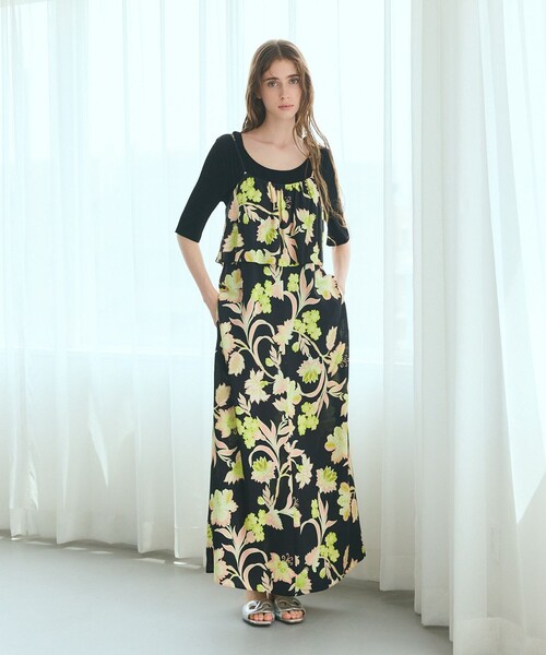 グレースクラス　ワンピース セール】リゾートフラワーマキシ（ワンピース）｜GRACE CLASS