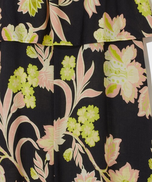 GRACE CLASS（グレースクラス）の「リゾートフラワーマキシ（ワンピース・レディース・ブラック・38/36）」の9枚目の写真