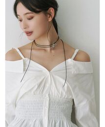 MERCURYDUO（マーキュリーデュオ）の「花モチーフチョーカー（チョーカー）」