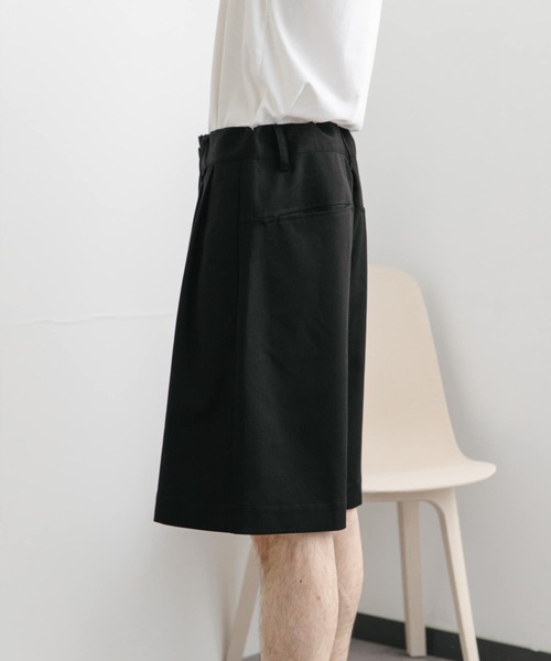 SENSE OF PLACE by URBAN RESEARCH（センスオブプレイスバイアーバンリサーチ）の「ワイドバギーショーツ（その他パンツ・メンズ・ベージュ/ブラック・MEDIUM/LARGE）」の16枚目の写真