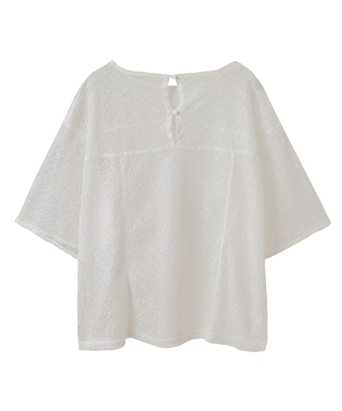 CRAFT STANDARD BOUTIQUE(クラフトスタンダードブティック)の「レースワイドTブラウス◆(シャツ/ブラウス・レディース・ブラック/ホワイト・FREE)」の20枚目の写真