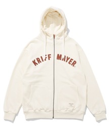 KRIFF MAYER（クリフメイヤー）の「ざっくり裏毛刺繍ジップパーカー（パーカー）」