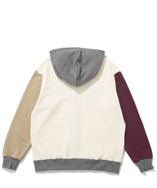 KRIFF MAYER(クリフメイヤー)の「ざっくり裏毛刺繍ジップパーカー(パーカー・メンズ・グレー/イエロー/ナチュラル/カラフル/ブラック・LARGE/X-LARGE/MEDIUM)」の12枚目の写真