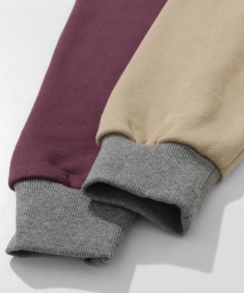 KRIFF MAYER(クリフメイヤー)の「ざっくり裏毛刺繍ジップパーカー(パーカー・メンズ・グレー/イエロー/ナチュラル/カラフル/ブラック・LARGE/X-LARGE/MEDIUM)」の11枚目の写真