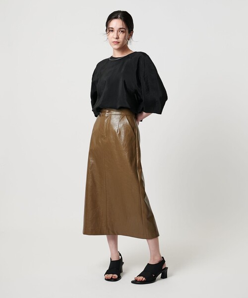 BEAUTY&YOUTH UNITED ARROWS（ビューティーアンドユースユナイテッドアローズ）の「ナイロン ポリウレタン カバー オープントゥ サンダル（サンダル・レディース・オリーブ/ブラック・37h/37/36h/36）」の4枚目の写真