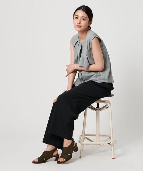 BEAUTY&YOUTH UNITED ARROWS（ビューティーアンドユースユナイテッドアローズ）の「ナイロン ポリウレタン カバー オープントゥ サンダル（サンダル・レディース・オリーブ/ブラック・37h/37/36h/36）」の14枚目の写真