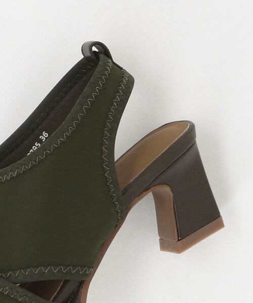 BEAUTY&YOUTH UNITED ARROWS（ビューティーアンドユースユナイテッドアローズ）の「ナイロン ポリウレタン カバー オープントゥ サンダル（サンダル・レディース・オリーブ/ブラック・37h/37/36h/36）」の11枚目の写真