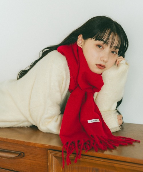 ベーシックフリンジマフラー/ストール（マフラー）｜VANNIE U