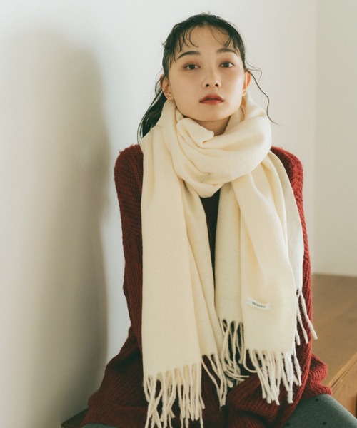 ベーシックフリンジマフラー/ストール（マフラー）｜VANNIE U