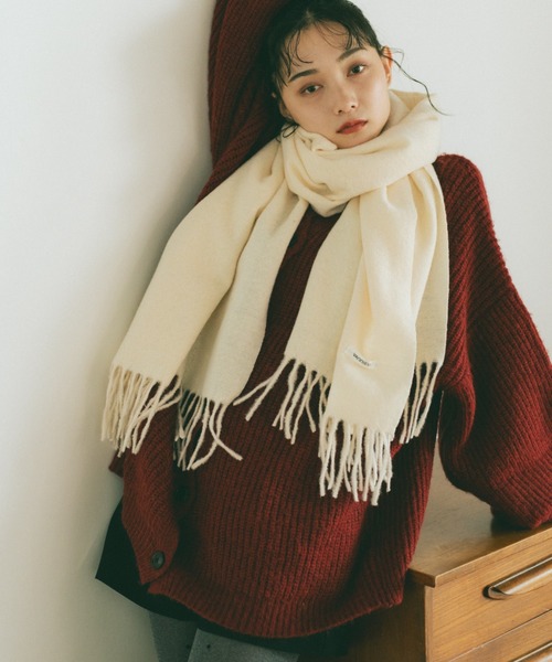 ベーシックフリンジマフラー/ストール（マフラー）｜VANNIE U