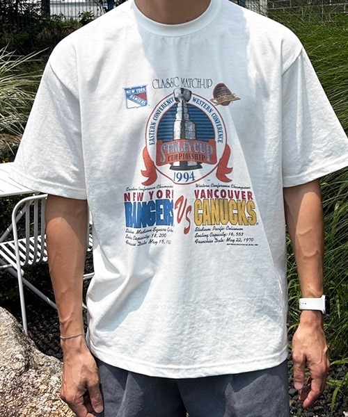 NOWLE（ノウル）の「【NOWLE】ヴィンテージライク アメリカン クラシック プリント 半袖 Tシャツ（Tシャツ/カットソー・メンズ・ホワイト・X-LARGE/LARGE/MEDIUM）」の10枚目の写真