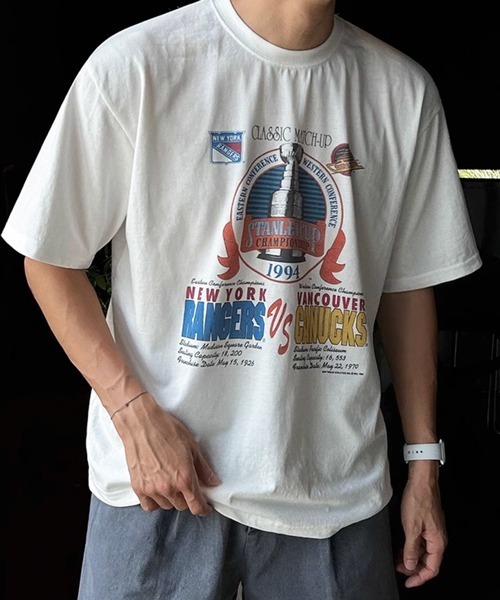 NOWLE（ノウル）の「【NOWLE】ヴィンテージライク アメリカン クラシック プリント 半袖 Tシャツ（Tシャツ/カットソー・メンズ・ホワイト・X-LARGE/LARGE/MEDIUM）」の13枚目の写真