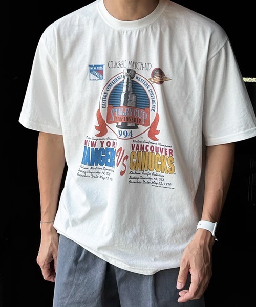 NOWLE（ノウル）の「【NOWLE】ヴィンテージライク アメリカン クラシック プリント 半袖 Tシャツ（Tシャツ/カットソー・メンズ・ホワイト・X-LARGE/LARGE/MEDIUM）」の14枚目の写真