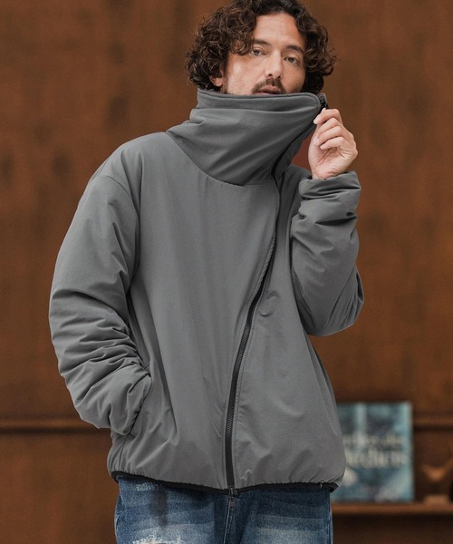 CAMBIO(カンビオ)の「mj10872-Wave Zipper Reversible Jacket リバーシブルジャケット(その他アウター・メンズ・ブラック系その他/ブラウン系その他/スミクロ/ベージュ系その他・S/M/L)」の16枚目の写真